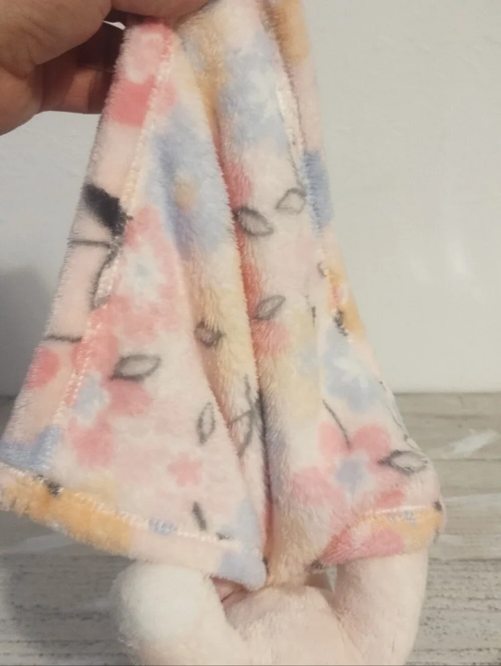 Little Beginnings Baby Unicorn Pink Floral Lovey Security Blanket Plush